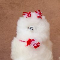 LLA-030 S - M Alpaca Cria with ear tassels