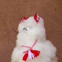 LLA-034 S -M Alpaca Cria with ear tassels